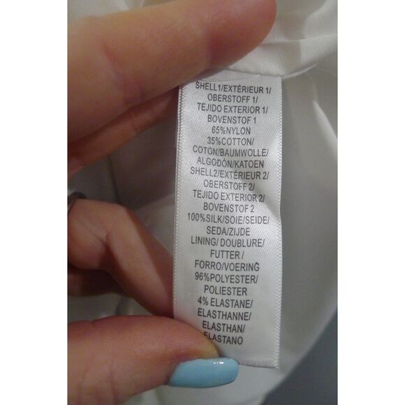 Aidan Mattox Lace Hi Lo Dress - Black Ivory 2 - Picture 8 of 8